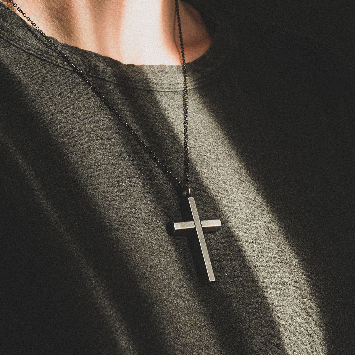 Hex Cross Pendant