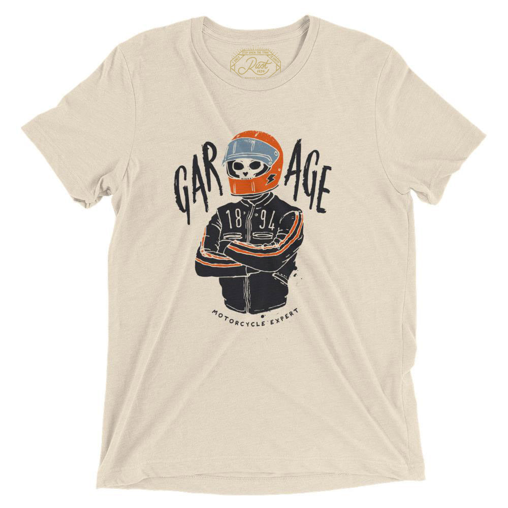 Garage 1894 Tee In Vintage Oatmeal