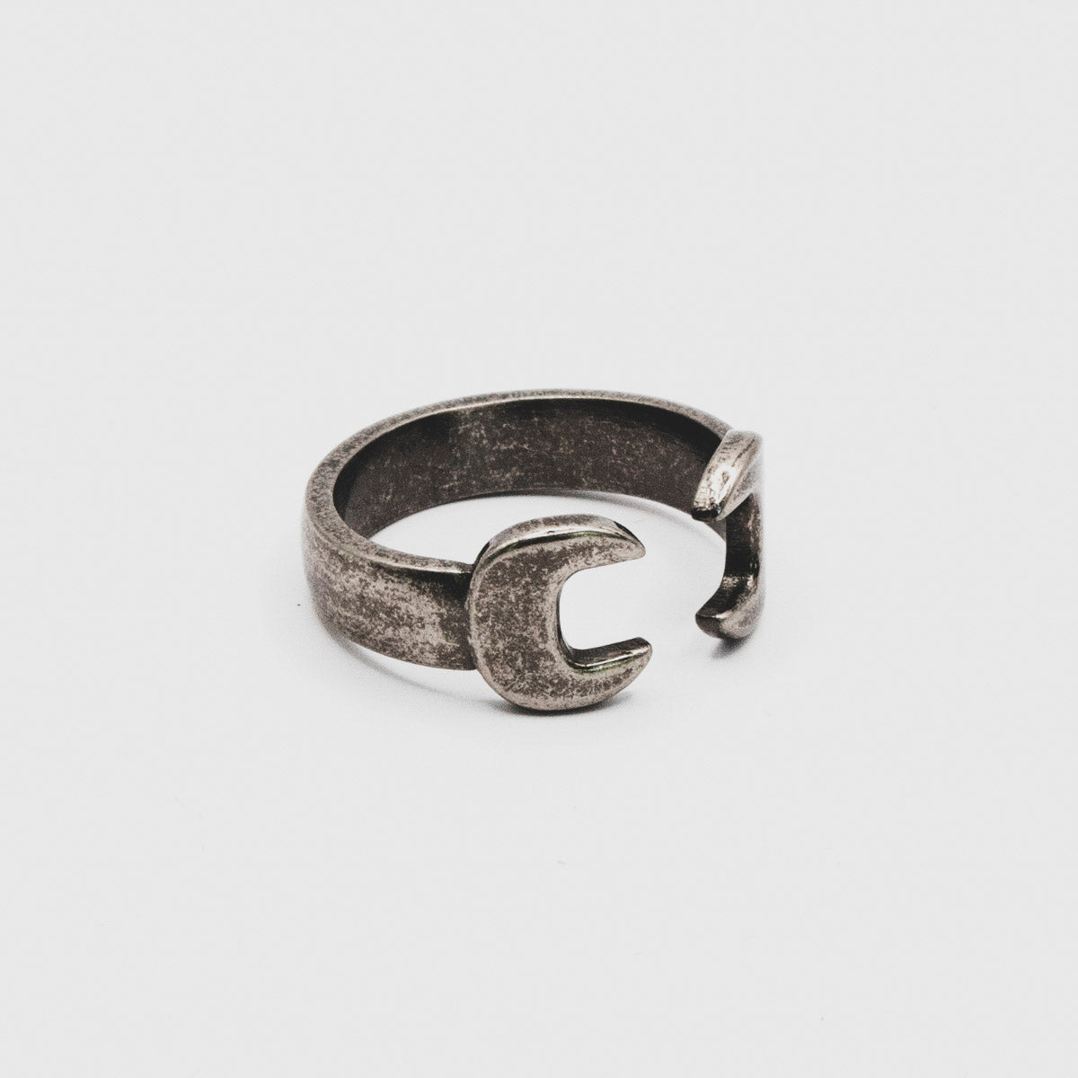 Torque Ring In Aged Silver