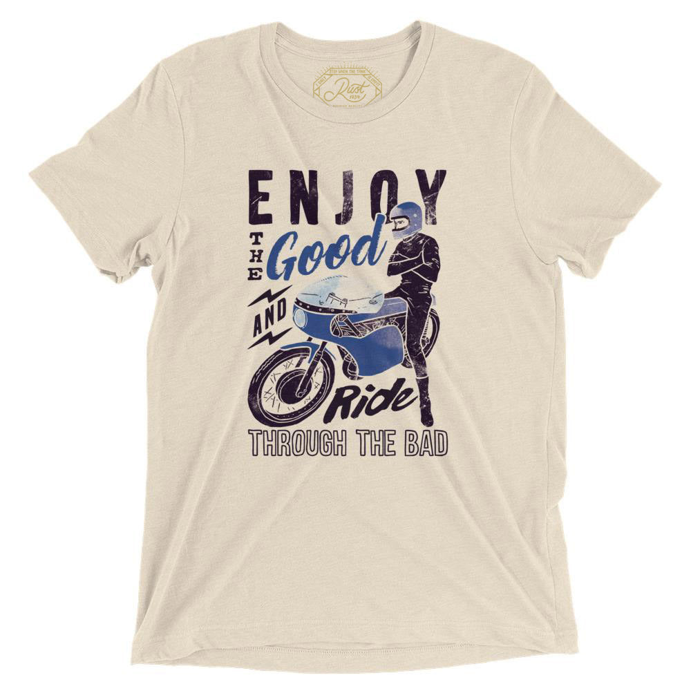 Enjoy The Good T-Shirt In VIntage Oatmeal