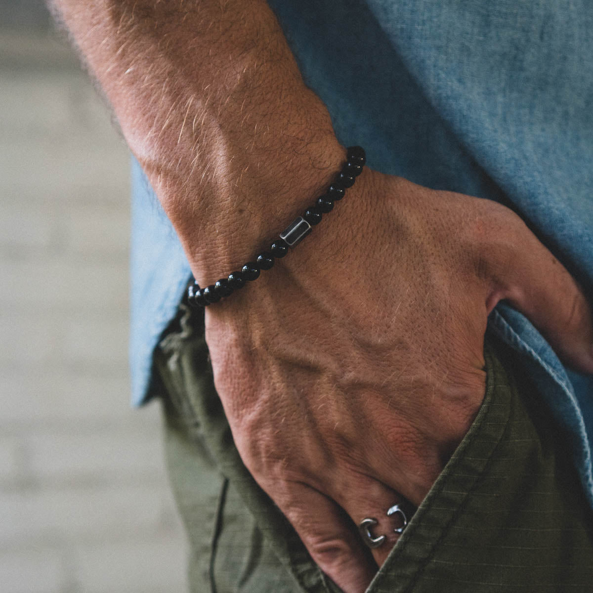 Stress Soother - Black Onyx Bracelet