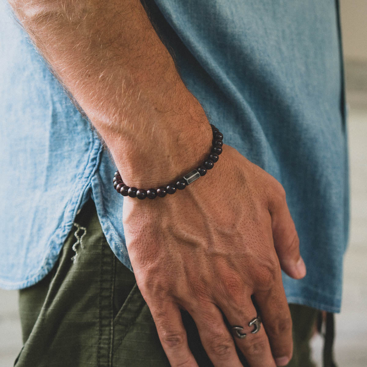 Vitality - Garnet Stones Bracelet